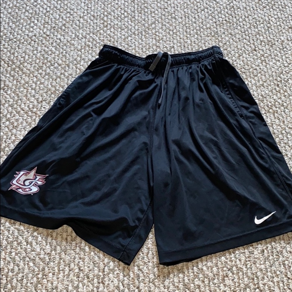 Black nike US shorts large